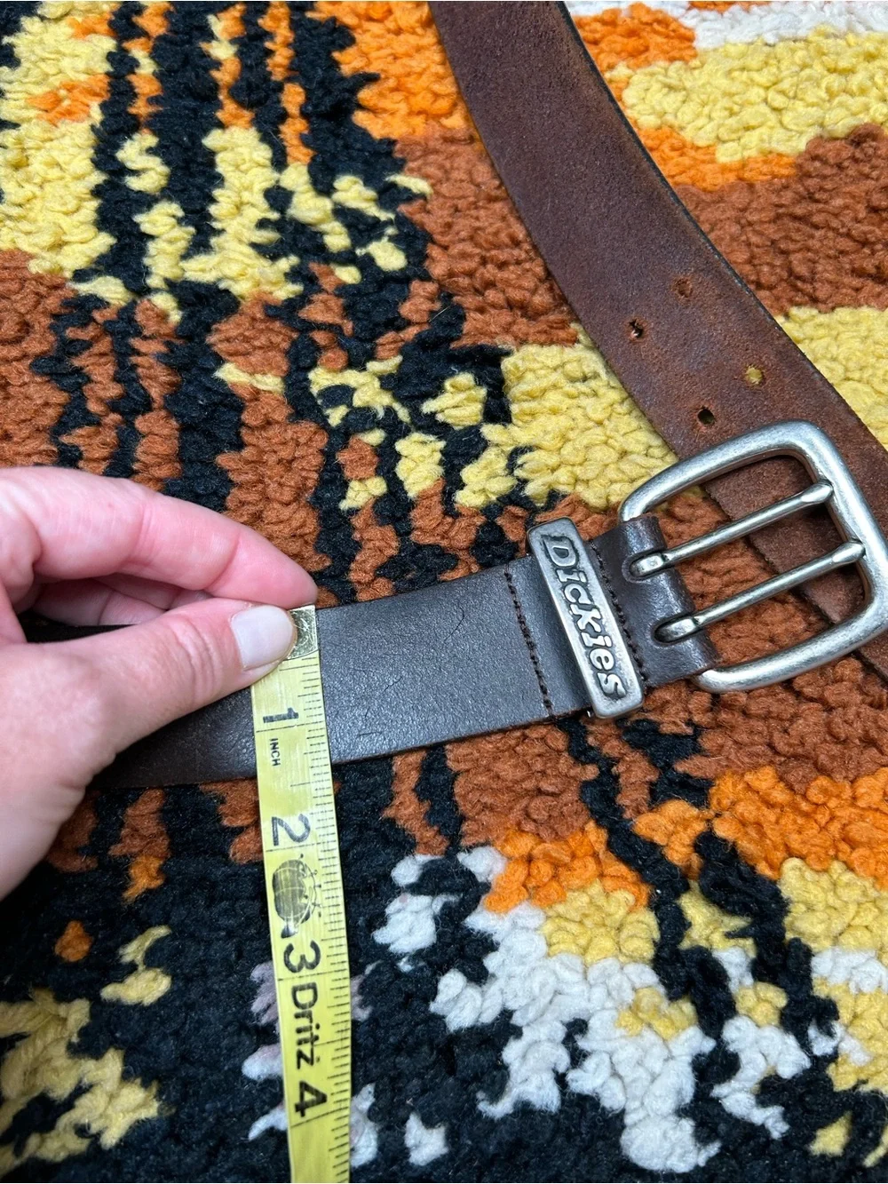 DICKIES, two prong leather belt!!